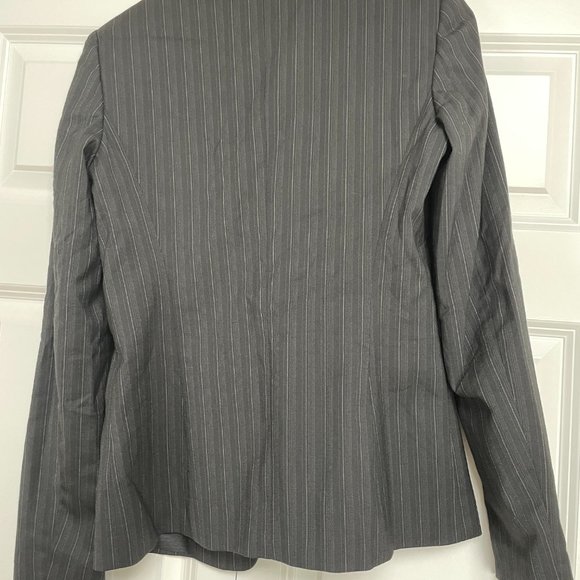 Woman's size 40 black pinstriped John Galliano blazer - Picture 3 of 9